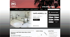 Desktop Screenshot of matthewoksasrealestate.com